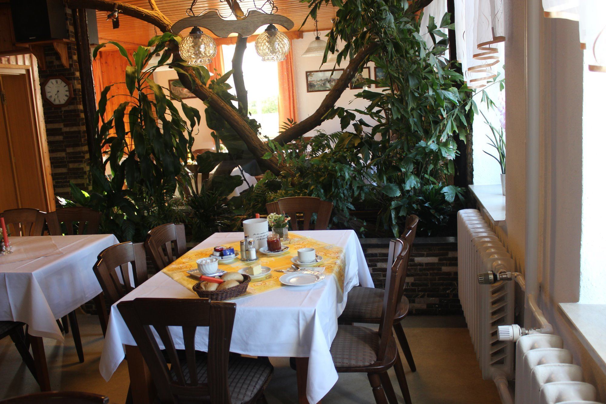 Frühstückstisch Hotel Collis